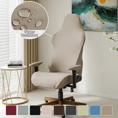 4pcs/set Elastic milk silk water and electricity resistant competitive chair cover, internet cafe gaming hall chair cover