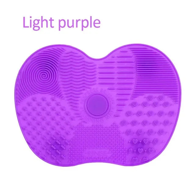 Silicone Brush Cleaner Cosmetic Make Up Washing Brush Gel Cleaning Mat Foundation Makeup Brush Cleaner Pad Scrubbe Board RELUX.STORE