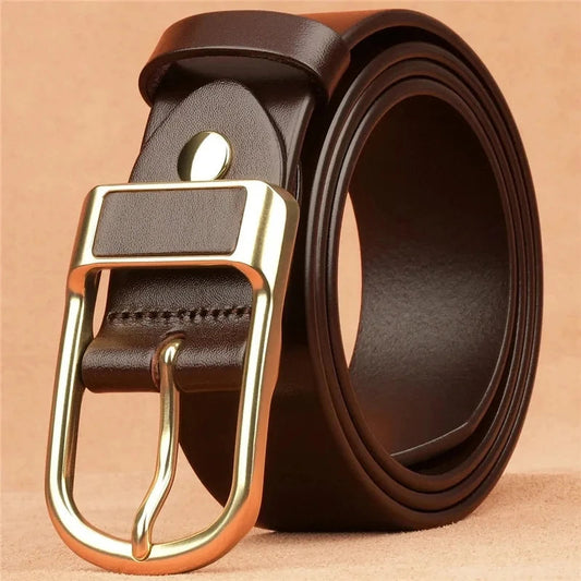 Men's Trendy Casual Belt For Men Coboy Style Belts Pin Buckle Belt Jeans Retro Belt Business Casual Belt RELUX.STORE