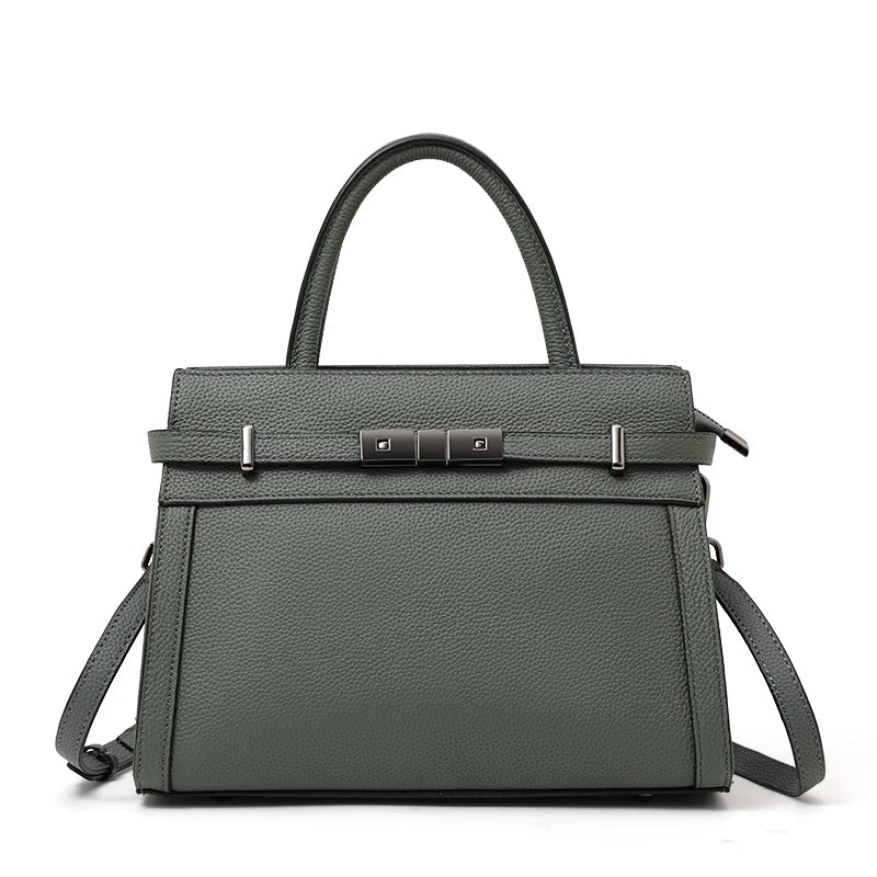 Genuine leather women's bag original first layer cowhide women's hand shoulder simple tote bag occupation RELUX.STORE