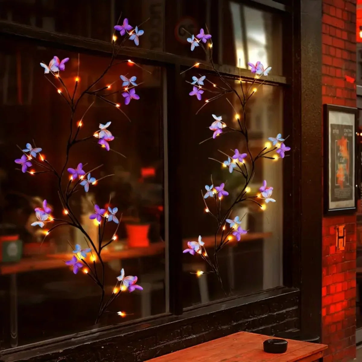 1pc 30LED Enchanted Willow Vine Light With Butterfly USB Powered 8 Lighting Modes Indoor Outdoor Waterproof Vine Lights Suitable