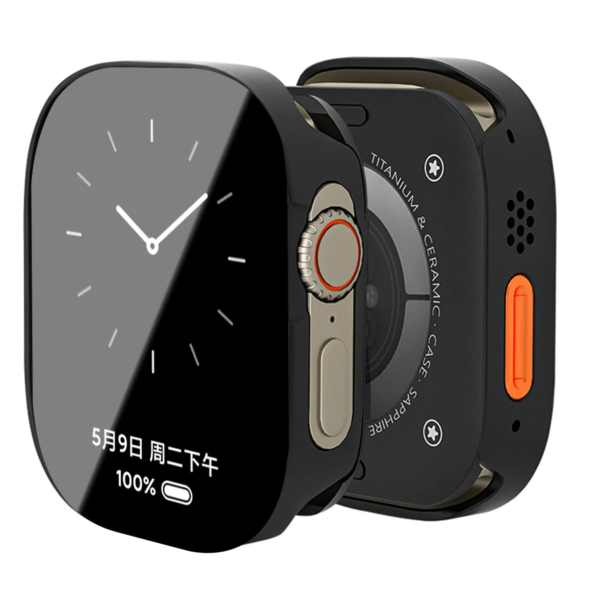 Aluminum Alloy Waterproof Case for Apple Watch Ultra 2 49mm 46mm 45mm 44mm 42mm Metal Full Coverage Iwatch Series 10 9 8 7 6 SE