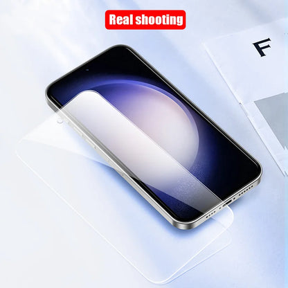 2/4Pcs Tempered Glass Samsung Galaxy S24 Ultra S23 S22 S21 Plus FE A55 A35 A06 A15 A25 A34 A04 A05 Screen Protector Cover Glass