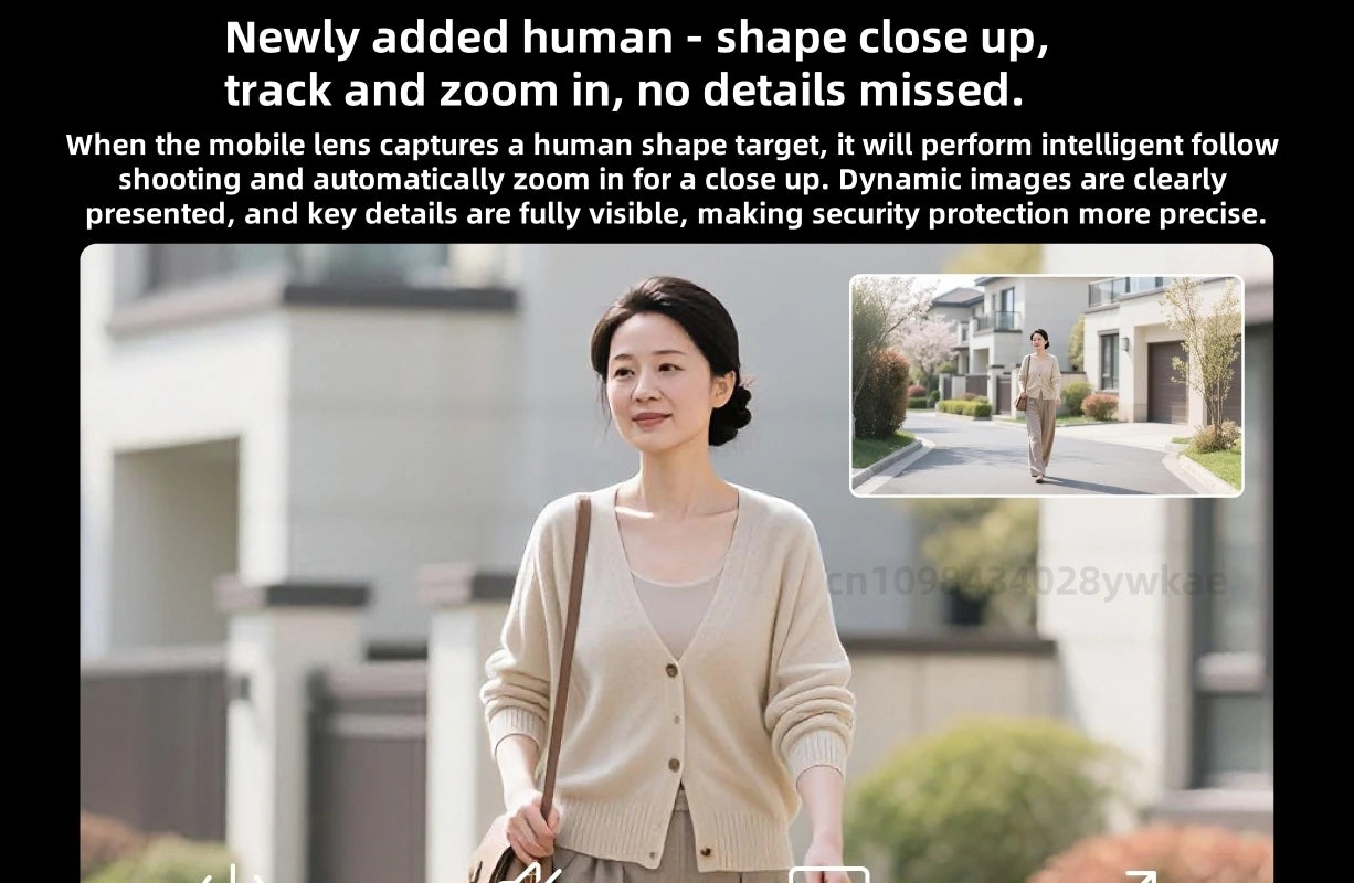 Xiaomi Outdoor Camera 4 Dual-Lens 3K  360° PTZ Auto Tracking AI Human Detection IP66 Color Night Vision｜Remote Monitoring ﻿