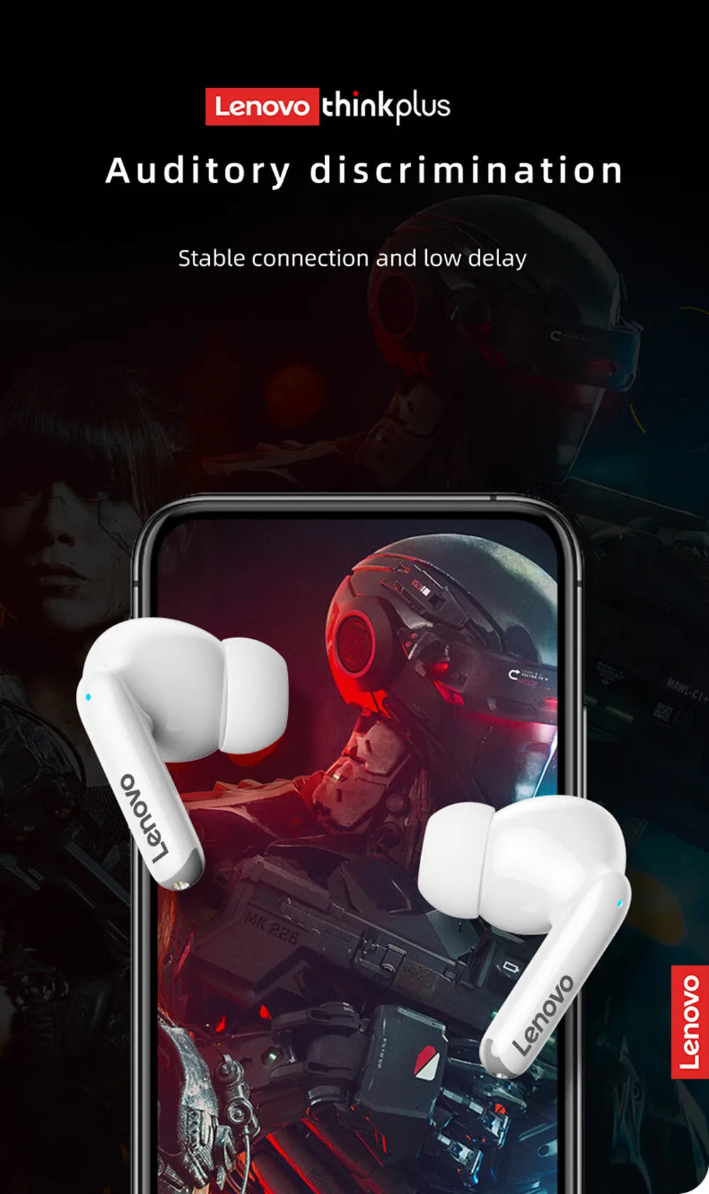 Original Lenovo XT88 TWS Wireless Earphones Bluetooth 5.3 Dual MIC Stereo Noise Reduction Bass HIFI Touch Control Earbuds RELUX.STORE