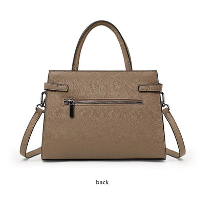 Genuine leather women's bag original first layer cowhide women's hand shoulder simple tote bag occupation RELUX.STORE