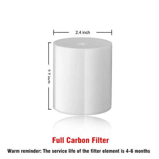 20 Stages High Output Shower Water Filter to Remove Chlorine Fluoride Heavy Metals Filtered Soften Hard Water for Shower Head