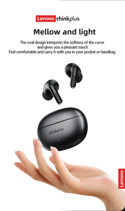 Original Lenovo XT88 TWS Wireless Earphones Bluetooth 5.3 Dual MIC Stereo Noise Reduction Bass HIFI Touch Control Earbuds RELUX.STORE