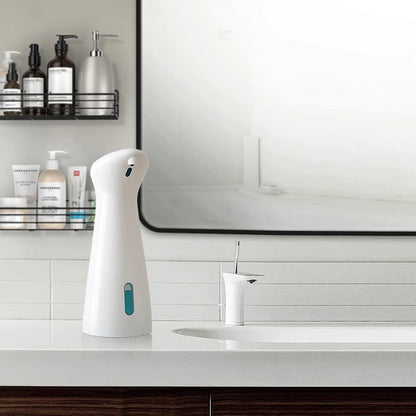 Automatic Sensor Soap Dispenser White High Quality Abs Waterproof Hand Soap Sensor Bathroom Smart Wash Handpiece