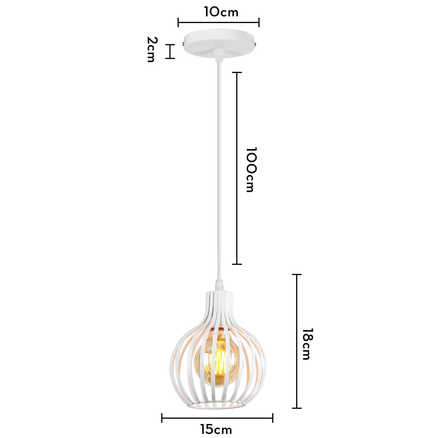Retro Industrial Pendant Lamp Shade Geometric Modern Iron Lampshade Restaurant Hanging Light Creative Corridor Lighting Fixture