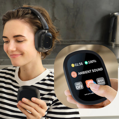 Siindoo JH-ANC930Plus Active Noise Cancelling Headphones, Hybrid Wireless Headphone With Multi Magnetic Touch Control LED Screen RELUX.STORE