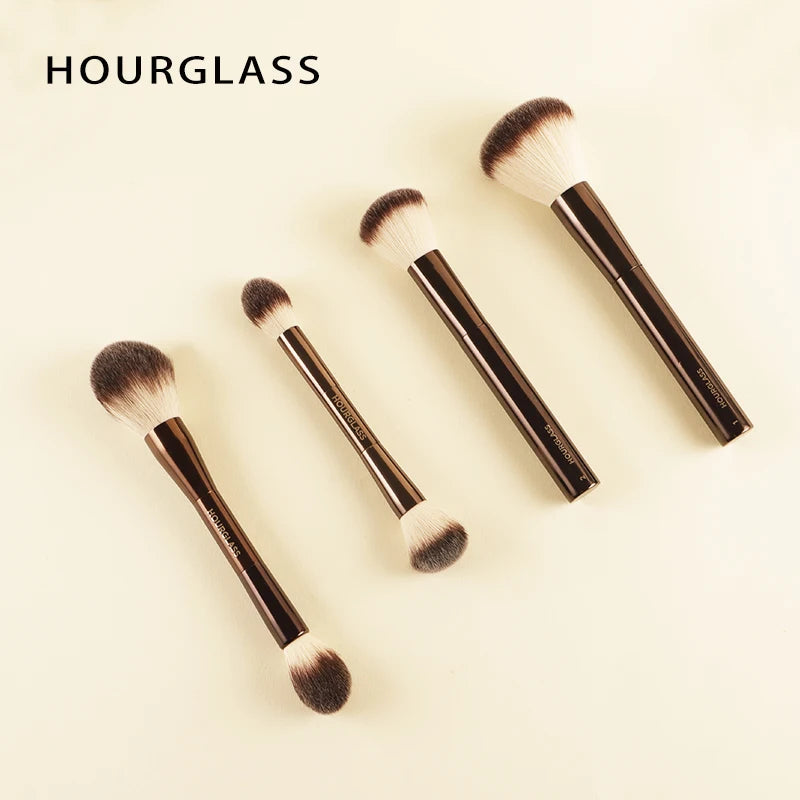 Hourglass Makeup Brush All Kinds Eyeshadow Foundation Concealer Powder Bronzer Blusher Eyeliner Retractable Professional Brushes RELUX.STORE