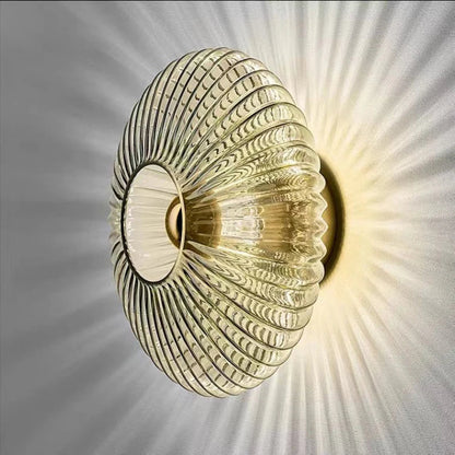 Glass Wall Lamp Glass Wall Sconce For Corridor Background Bedroom Living Room Bedside Ambiance Wall Light Indoor Home Decor RELUX.STORE