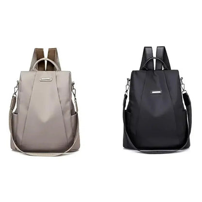 New women's casual multifunctional backpack solid color women's backpack fashionable detachable portable shoulder strap RELUX.STORE