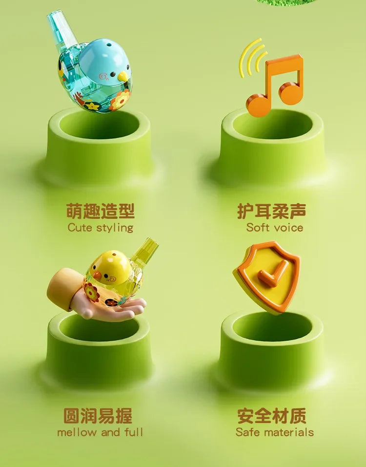Bird's Call for Babies Water Bird Whistle for Infants Children Toys Can Add Water To Whistle for Training Toy Musical Instrume - RELUX.STORE