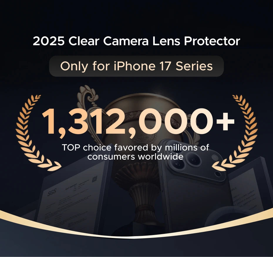 UGREEN Camera Lens Protector for iPhone 17 Pro Max Full Lens Glass for iPhone 17 Air Protective Film HD 1PCS RELUX.STORE