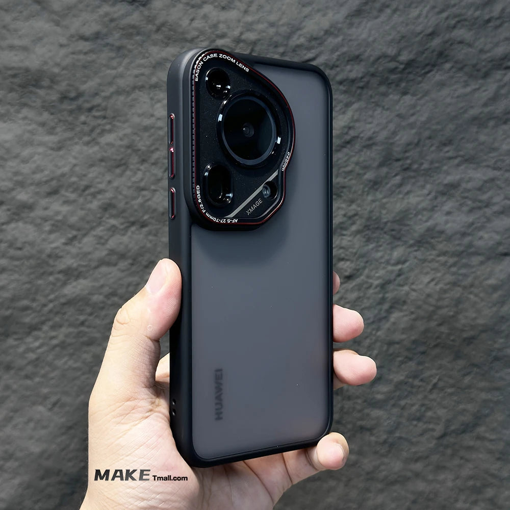 Case For Huawei Pura 80 Ultra 70 Pro Plus Luxury Matte Armor Lens Back Cover For Huawei Pura 80Pro P70 Shockproof Bumper Funda RELUX.STORE
