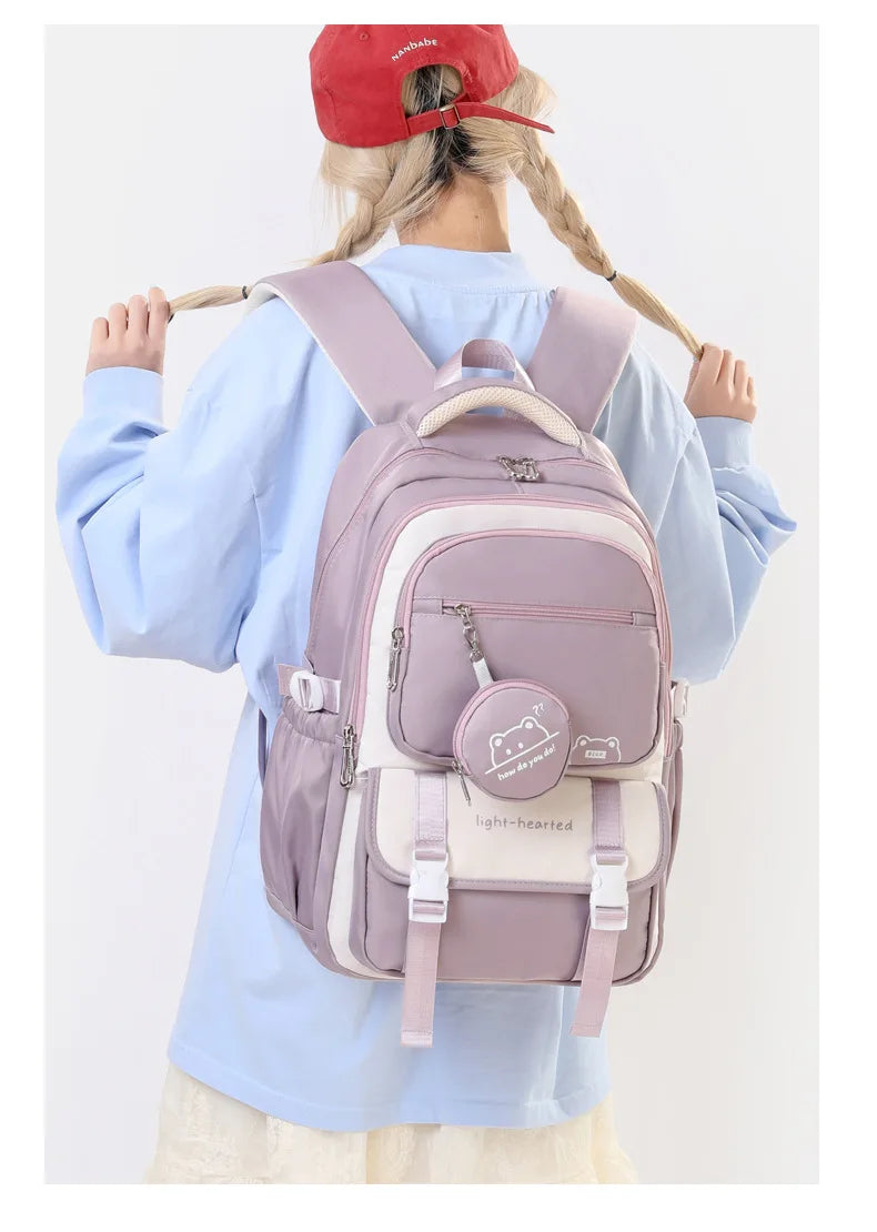 Fashion Girls School Backpack School Bags Teenage laptop Backpack Casual Travel backpack Book Bag Children schoolbag Waterproof