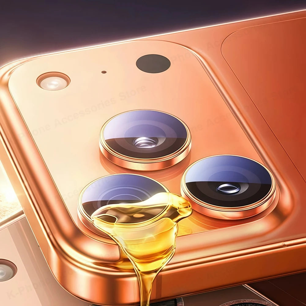 Metal Glass Camera Protector For iPhone 17 Pro 17Pro Max 17 ProMax Lens Tempered Glass Ring Cover For iPhone17 Pro Max Lens Case RELUX.STORE