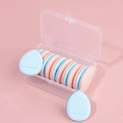 5/10Pcs Mini Finger Puff Foundation Small Air Cushion Powder Sponge Face Concealer BB Cream Cosmetic Applicator Makeup Tools RELUX.STORE