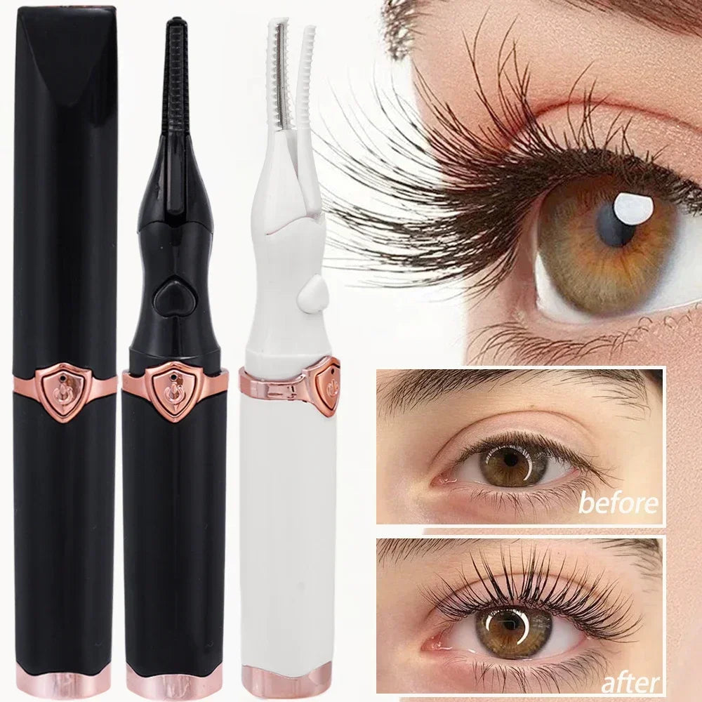 Naturally Curled Electric Eyelash Curler Intelligent Temperature Control Styling Make Up Eyelashes Curl Lasting Lash Curler Tool RELUX.STORE