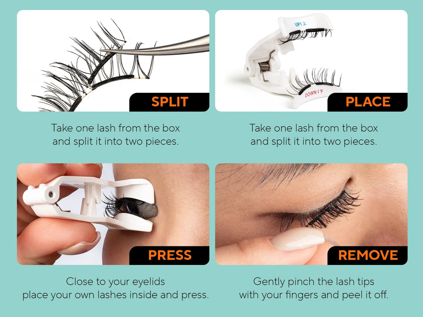 VYRILA Soft Magnetic Eyelashes No Glue Needed Reusable Natural Look 3D Lashes Easy Apply Soft Magnetic Lashes Kit for Eye Makeup RELUX.STORE