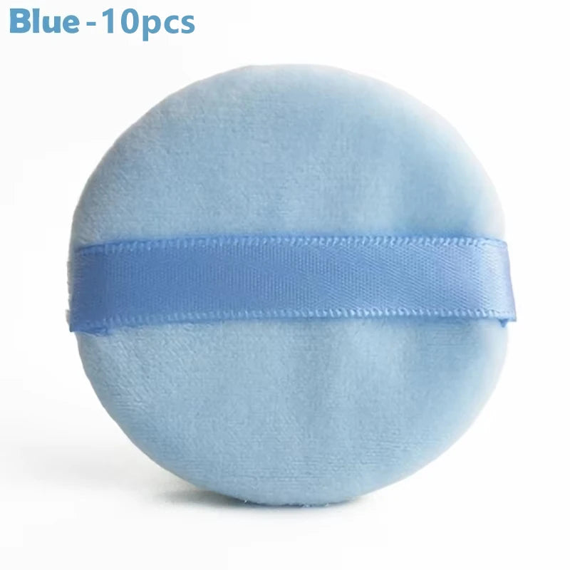5/10Pcs Round Makeup Sponges Cosmetics Tools Soft Velvet Powder Puff Blender Sponges Facial Foundation Puffs Make Up Accessories RELUX.STORE