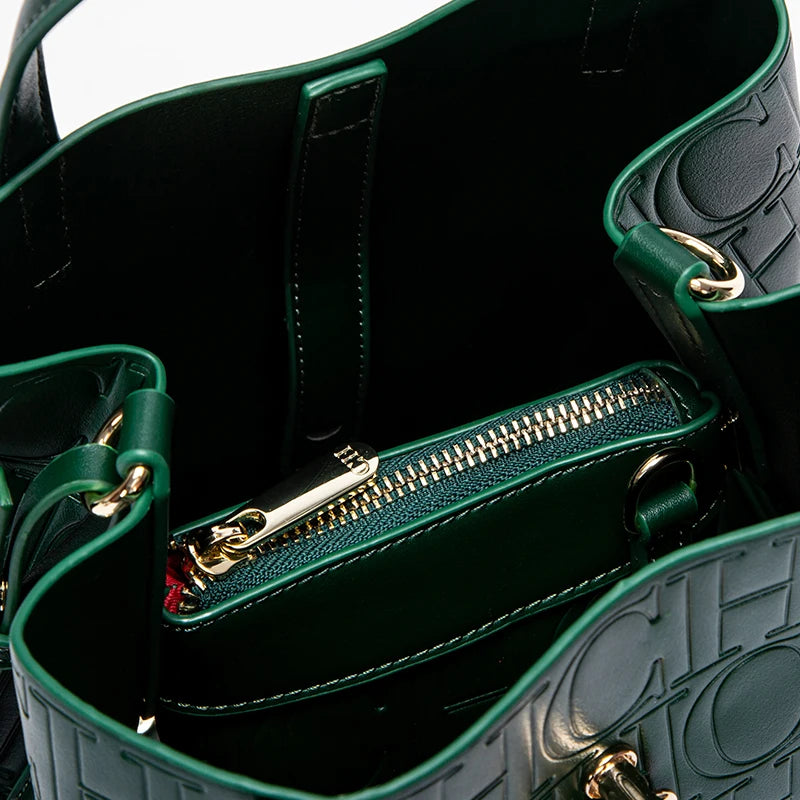 Classic Simple Solid Color Women's New 2024 Large Capacity Handbag Letter Element Women's Handbag RELUX.STORE