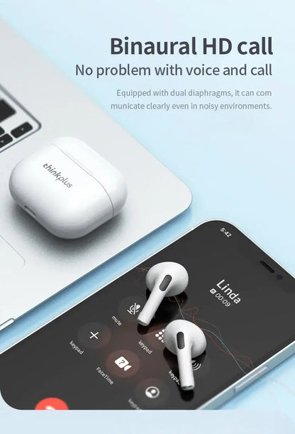 New LP40 NEW Bluetooth V5.0 Earphones Anti-sweat Lightweight Headphones Compatible With Smart Phone Laptop Computer Earbuds RELUX.STORE