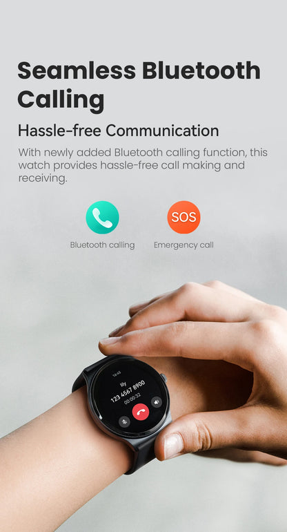 HAYLOU Solar Lite Smart Watch Bluetooth Calling Smartwatch Heart Rate Blood Oxygen Monitoring Sleep Stress Testing Sport Watch