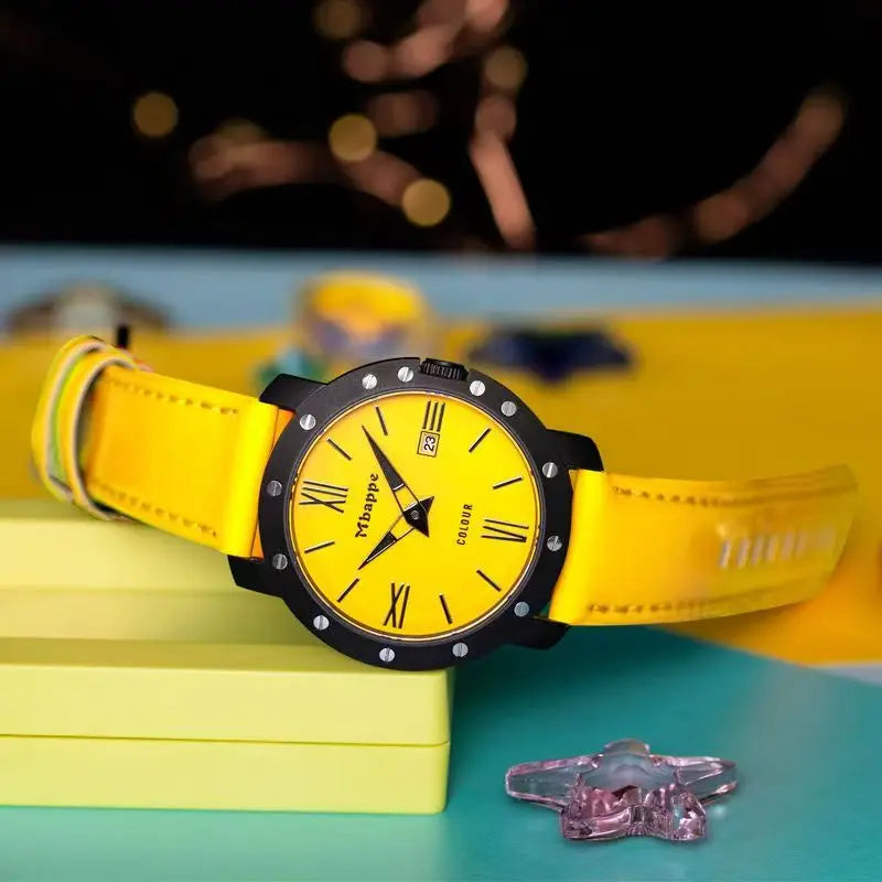 Authentic Mbappe Watches, New Fashion Luxury Brand, Sports Quartz Women's Watches, Dopamine Color Watches