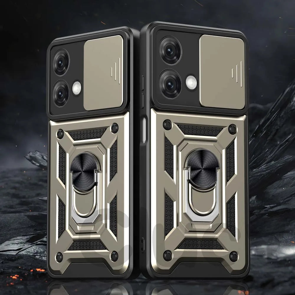 For Motorola Mote G84 G54 G34 G14 G53 G62 G42 G10 G20 G30 E22i E20 E30 E40 Case Slide Camera Shockproof Armor Protect Cover RELUX.STORE