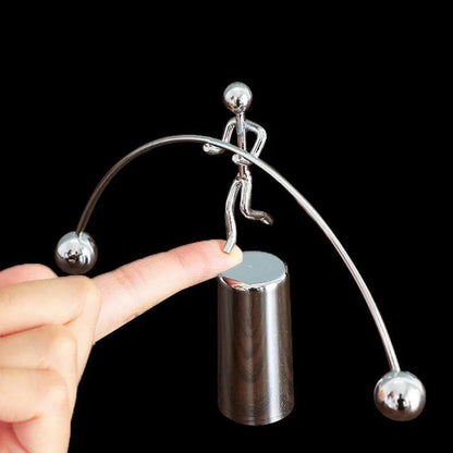 Weightlifter Kinetic Art Desk Science Decor For Home Office Fidget Toys Adults And Kids Objet Satisfaisant Anti Stress Gifts