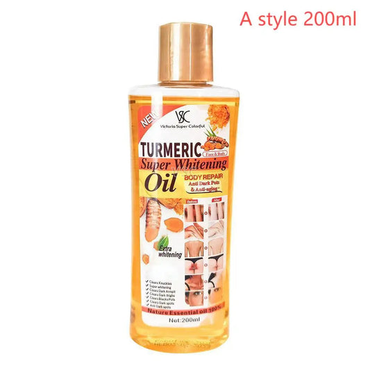 Turmeric Essential Oil Facial Body Massage oil Moisturizing Diffuser Aromatherapy Brightening Smoothing Body Face Skin Care 200m RELUX.STORE