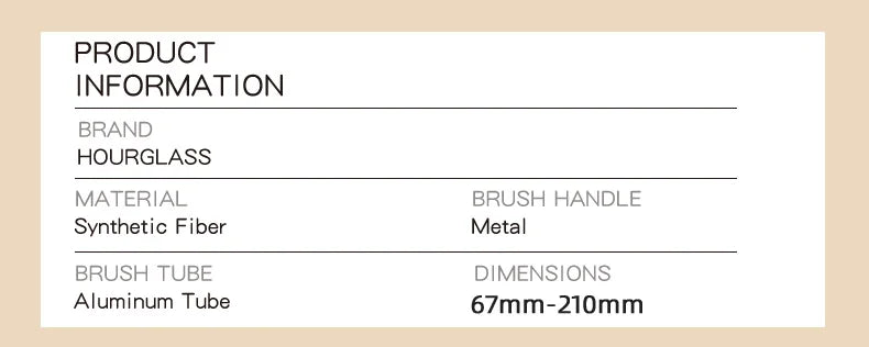 Hourglass Makeup Brush All Kinds Eyeshadow Foundation Concealer Powder Bronzer Blusher Eyeliner Retractable Professional Brushes RELUX.STORE
