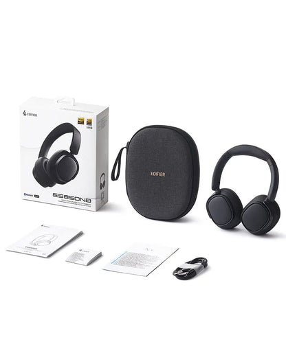 Edifier ES850NB Wireless Headphone Noise Cancelling Bluetooth Earphones Hi-Res Wireless Over-Ear Headphones with Carry Bag