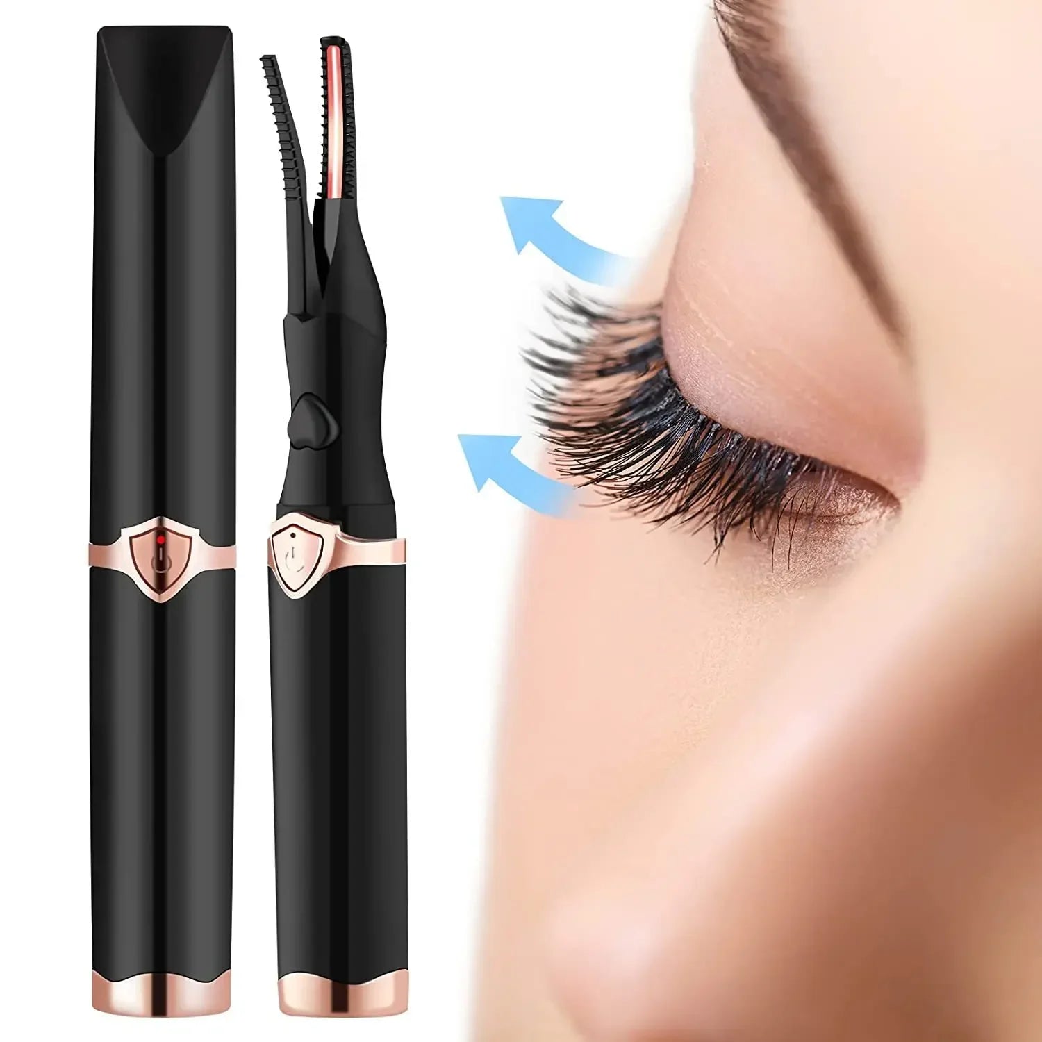 Naturally Curled Electric Eyelash Curler Intelligent Temperature Control Styling Make Up Eyelashes Curl Lasting Lash Curler Tool RELUX.STORE