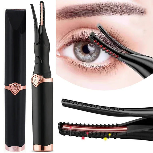 Naturally Curled Electric Eyelash Curler Intelligent Temperature Control Styling Make Up Eyelashes Curl Lasting Lash Curler Tool RELUX.STORE