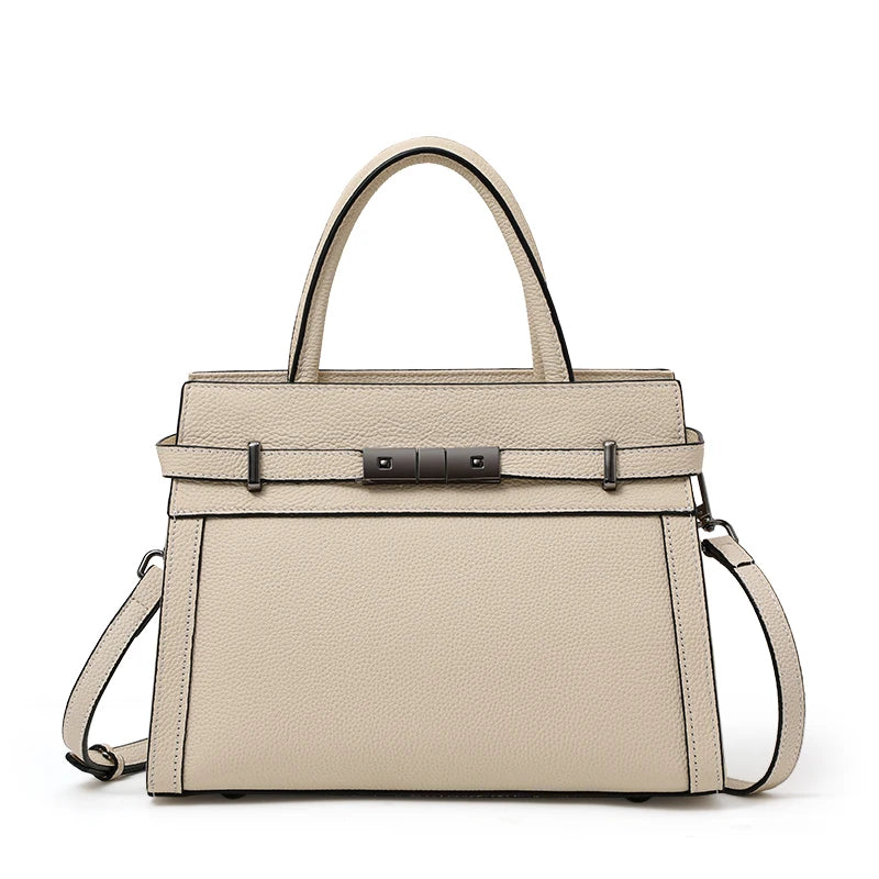 Genuine leather women's bag original first layer cowhide women's hand shoulder simple tote bag occupation RELUX.STORE