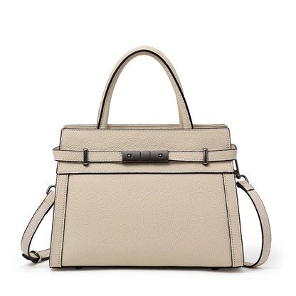 Genuine leather women's bag original first layer cowhide women's hand shoulder simple tote bag occupation RELUX.STORE