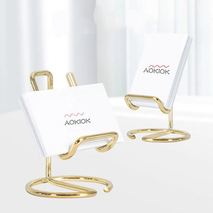 Business Card Holder Desktop Business Card Holder Sign Holder Display Stand Business Card Storage BQ05