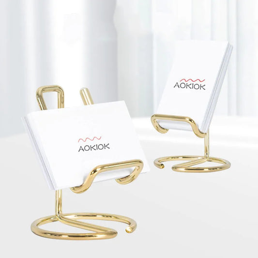 Business Card Holder Desktop Business Card Holder Sign Holder Display Stand Business Card Storage BQ05