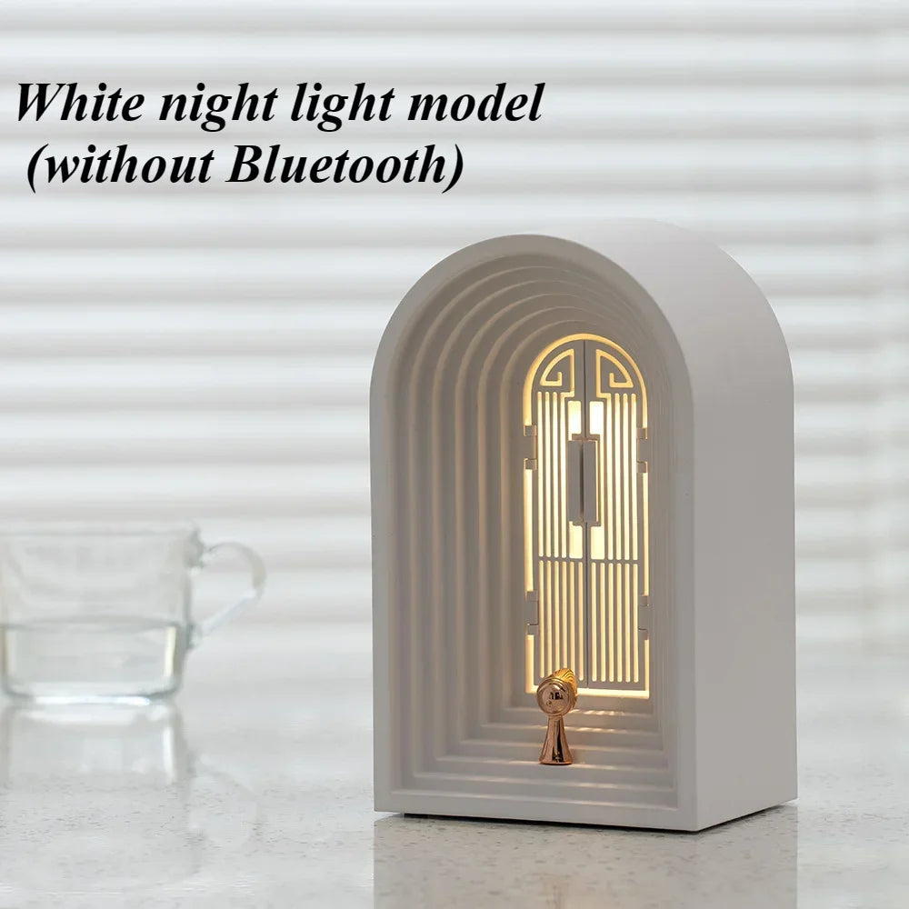 Desktop Ornament, Desk Lamp, LED Creative Bedside Decoration, Night Light, Bedroom Living Room, USB Charging, Bluetooth Speaker