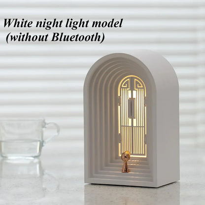 Desktop Ornament, Desk Lamp, LED Creative Bedside Decoration, Night Light, Bedroom Living Room, USB Charging, Bluetooth Speaker