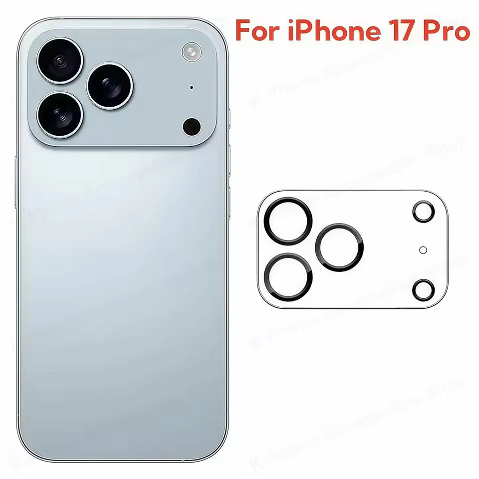 4PCS Camera Protectors For iPhone 17 Pro Max 17 Air Full Cover HD Clear Anti-scratch Lens Tempered Glass For iPhone 17 17Pro Max RELUX.STORE