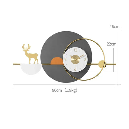 Minimalist Design Wall Clocks Creative Silent Fashion Wall Watch Aesthetic Large Art Mural Horloge Murale Home Decoration