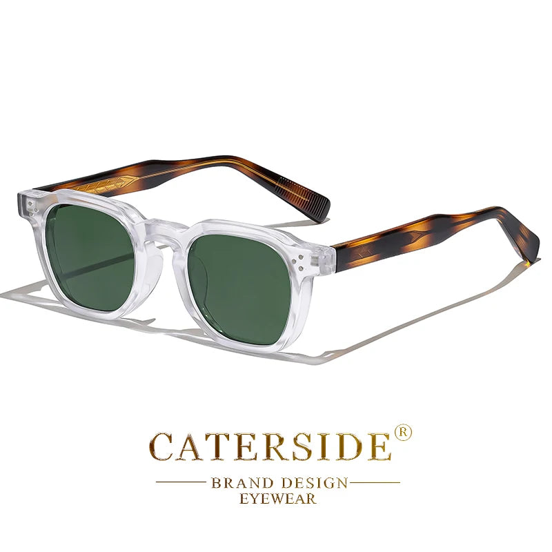 CATERSIDE Fashion Men Sunglasses Small Frame Square Personalized Design Sun Glasses Women Travel Party Business Festival Gift RELUX.STORE
