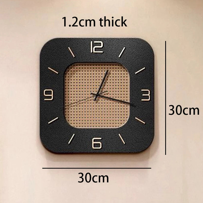 Retro Wall Clock Modern Living Room Luxury Wall Led Watch Nordic Minimalist Clocks Bedroom Silent Clock Interior Ornaments