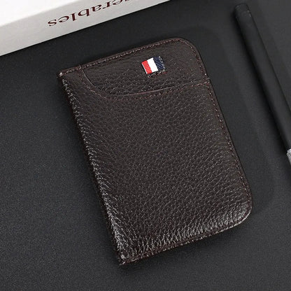 Portable Super Slim Soft Wallet for Men PU Leather Mini ID Credit Card Wallet Purse Card Holders Wallet Thin Small Short Wallets RELUX.STORE