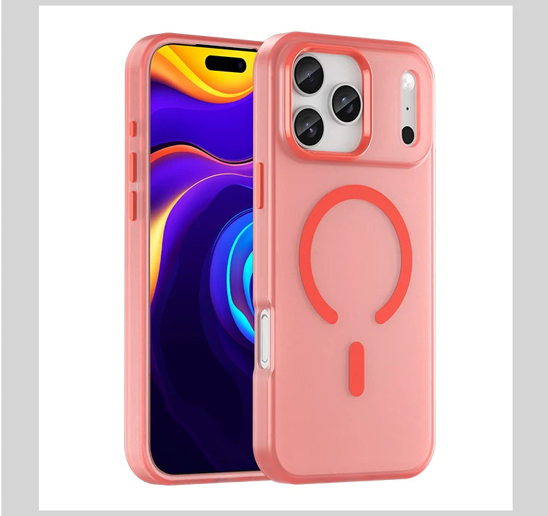 Luxury Ultra Thin Soft Silicone Magsafe Case For iPhone 17 Pro Max 17 Plus 17 Pro 17 promax Wireless Charge Magnetic Jelly Cover RELUX.STORE